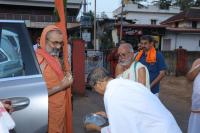 HH Swamiji's visit to Shree Vishweshwara Venugopala Temple - Karkala (13 Feb 2024)